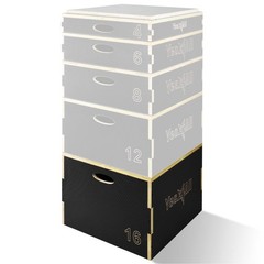 Yes4All 3-in-1 Wooden Plyo Box for Jump Training – 22″x22″, 400lb Cap.