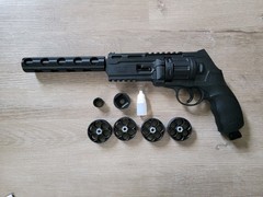 Umarex T4E (2292176) TR50 GEN2 Paintball Revolver – Up To 32J – Barrel Upgrade