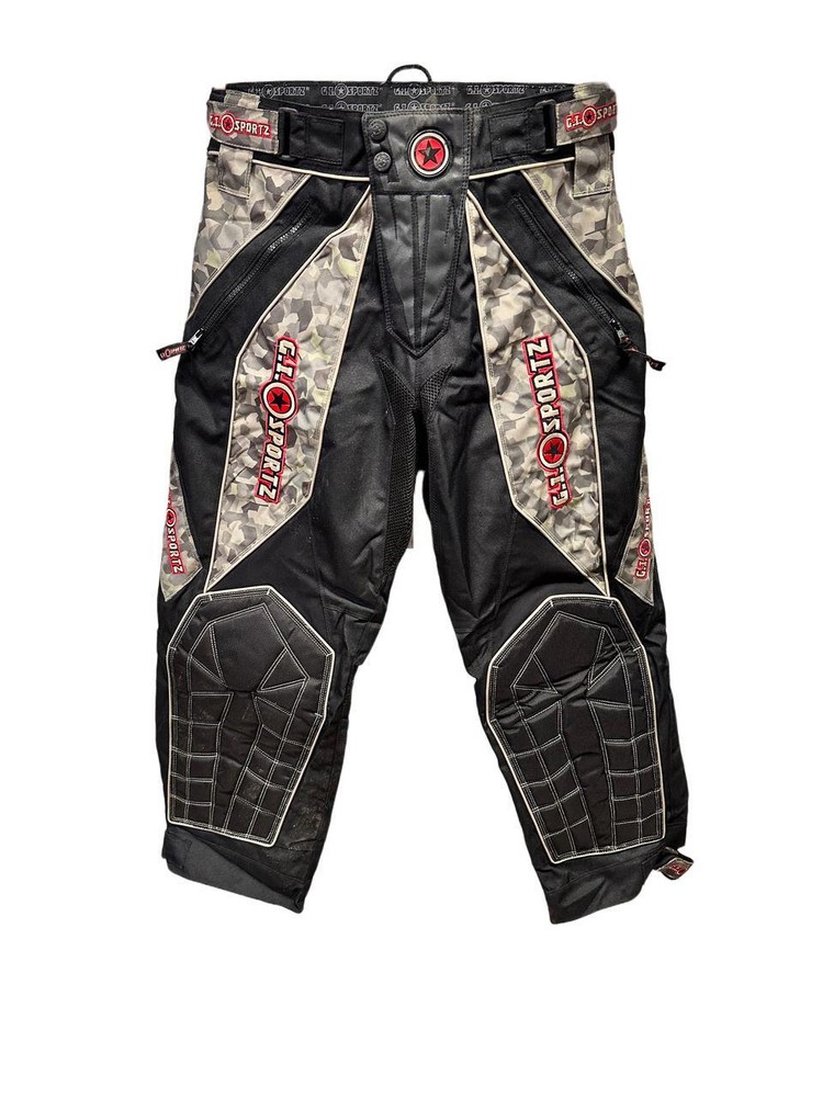 GI Sportz Performance Pants – Light Green / Red