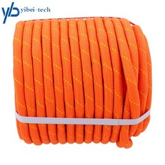 1/2in × 125ft Double Braided Polyester Rope Breaking Strength 8400 Pounds Orange