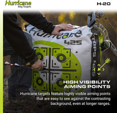 H20 Archery Bag Target 20″ High Visibility 425 FPS, Green