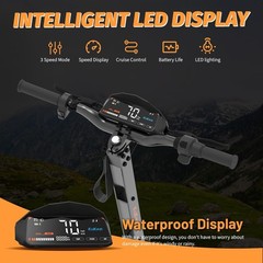 KUKIRIN 2000W Motor Electric Scooter 11″ Off-Road Tires 43 mph 43Mile Foldable