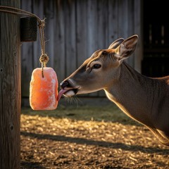 Salt Lick Himalayan Pink Salt Lick Block 5-6lb For Horses Deer & Animals 1 to 12