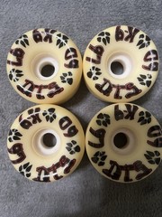 Dogtown K9 Wheels 97a 60mm.Price Is For Both Sets