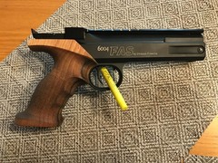 CHIAPPA 6004 FAS TARGET AIR PISTOL, .177 CALIBER, AMBI GRIPS
