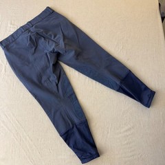 Ovation Womens Blue Equestrian Riding Breeches Knee Patch Pants Size 32R