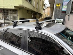 For Honda Civic Hatchback 2021-2025 Roof Rack Cross Bars Normal Roof Alu Black