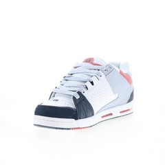 Globe Sabre GBSABR Mens White Leather Lace Up Skate Inspired Sneakers Shoes