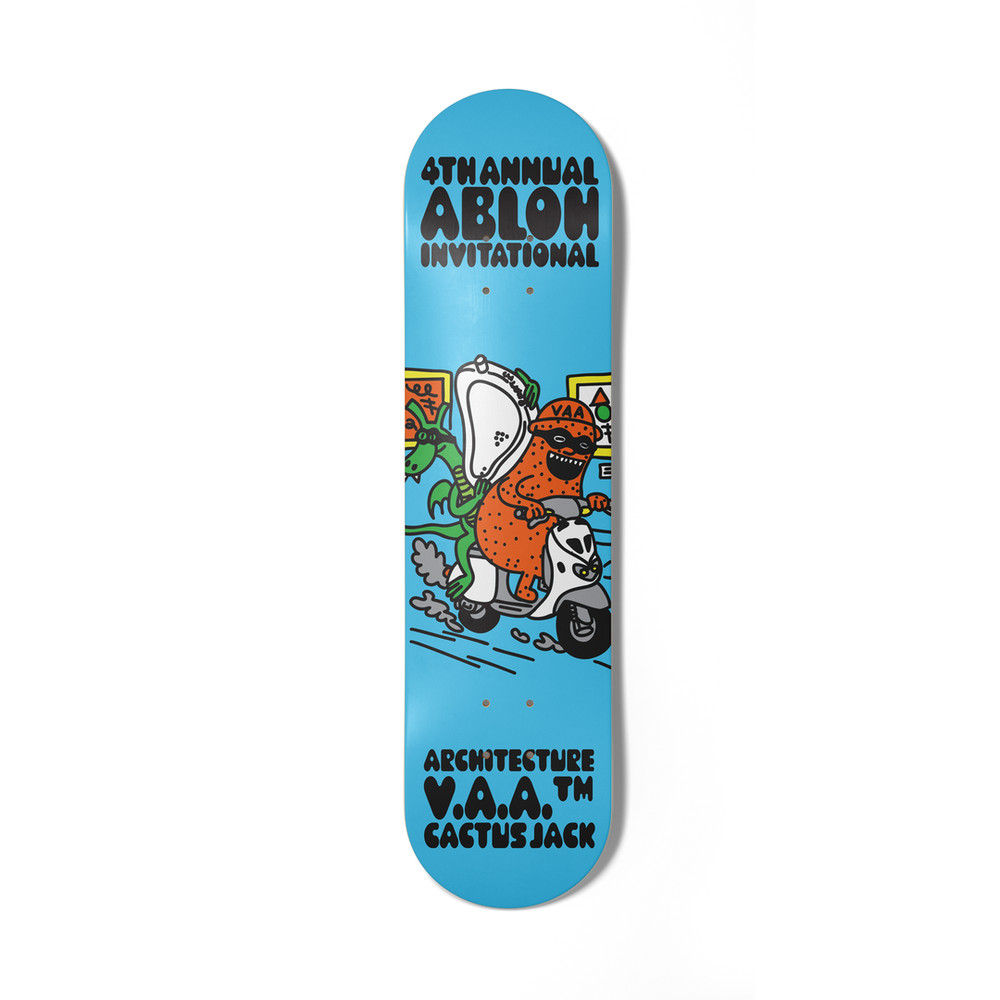 Cactus Jack by Travis Scott x Virgil Abloh x ARCH Invitational Skate Deck 8.25”