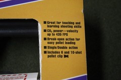 Crosman 357 177 Cal Pellet Pistol 1993 Open Box READ