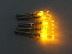 6Pcs Lighted Nock for Archery Arrows with .244/6.2mm Inside Diameter Led Nocks