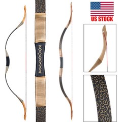Archery Hunting Traditional Recurve Bow Handmade Mongolian Horsebow Shooting
