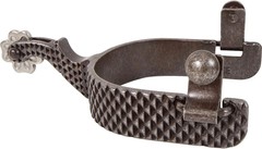 Classic Equine Rasp Spurs – 1-Inch Band Roper Style