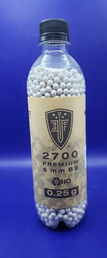 Elite Force Premium 6mm Airsoft BBs Ammo, .25 Gram, 2700 Count