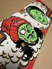 DAEWON SONG + TOREY PUDWILL * SIGNED * DECK Thank You Zombie GLOW IN THE DARK