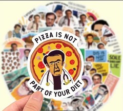 25 Piece Mix Lot 2” Dr. Now (600 Pound Life) Stickers, Mix, Decals FREE SHIPPING