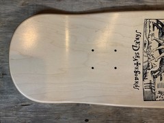 9.25” Shred Skateboards skateboard deck. Shaped with a Short wheelbase