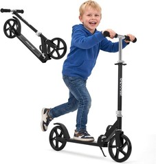 Foldable Kick Scooter Adjustable Scooter 220LBS for Age 6+ Kids, Teens, Adults