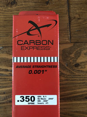 Carbon Express Arrows Maxima Red Spine 350 (6 Pack) With INSERTS – MPN – CX50754