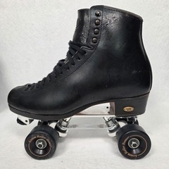 Vtg 70’s Riedell 355 Grand Prix Roller Skates 10 Snyder Plates Roller Bones