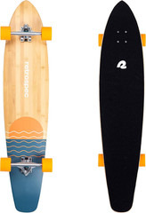 Retrospec Zed Pintail & Cruiser Longboard Adult Skateboard – 44In Bamboo & Canad