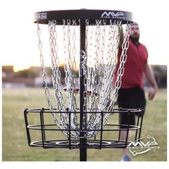 MVP Disc Golf Basket Black Hole Pro HD Catcher Target