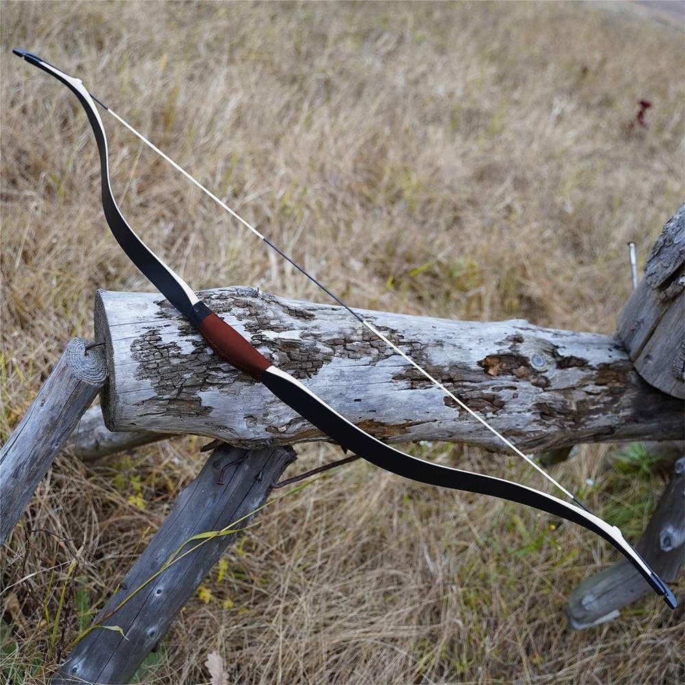 AF Black Laminated Turkish Recurve Horse Bow QueYue 30-45lbs for Hunting