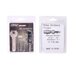 1X Archery Cushion Plunger Screw On Arrow Rest for Recurve Bow Accessories Black
