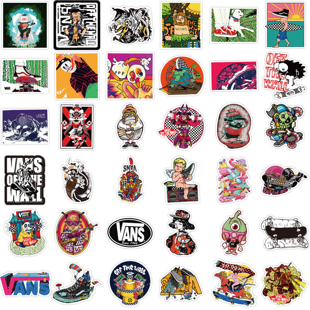 100Pcs Skateboard Sticker Bomb Luggage Laptop Car Tide Brand Dope Decal Pack Lot