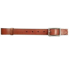 Pair Of (2) Showman Brown Leather Breastcollar Replacement Tugs 1” Wide 176925