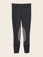 Ovation Breeches Women’s Med. 23in Dark Gray Suede Patch Riding Pants Equestrian