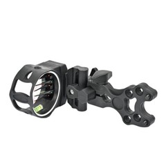 Archery Compound Bow Sight 5 Pin 0.019″ Optical Fiber Micro Adjustable Hunting