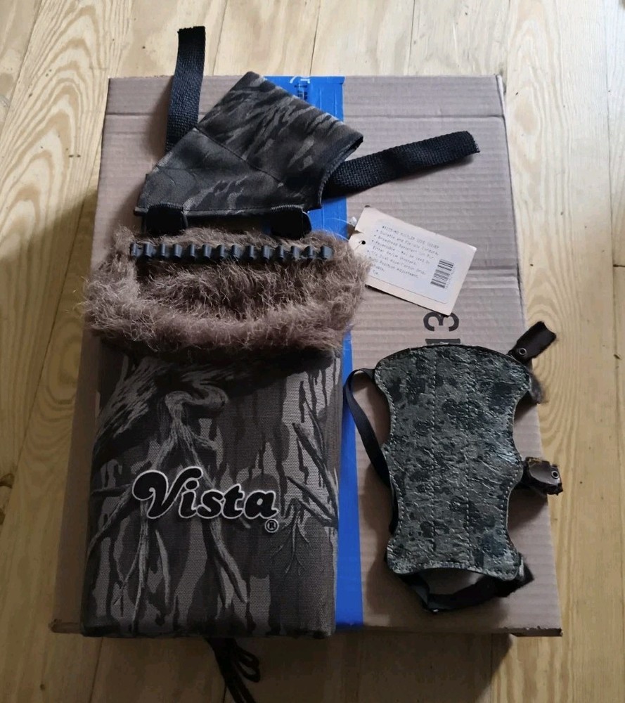 Vista Side Belt Quiver Camo 7 Arrow Fur Lined Adj USA NEW W/Tags