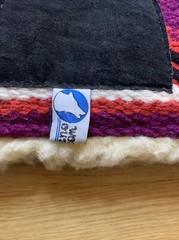 Classic Sensorflex Horse Saddle Pad Wool Top 32X34 Purple Red Black￼