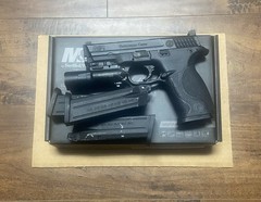 Smith & Wesson M&P 9 Performance Center GBB Green Gas Airsoft Pistol + Extras