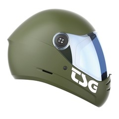 TSG Pass 2.0 Full Face Helmet , Downhill Skateboarding, M (56-58 cm), Olive