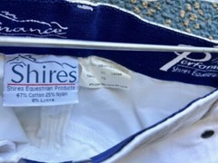 Dressage BREECHES Ladies *Sz 30 *NEW* SHIRES 4-Way Stretch Cotton Blend Fullseat