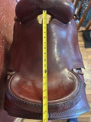 Reinsman Performance 16.5″ Cutting Saddle, Brown Leather, 4321-365DN