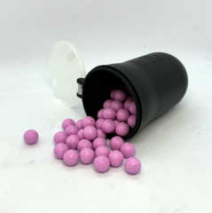 Reusable Rubber Target Paintballs 100rds (50 Caliber) w/Pod PURPLE