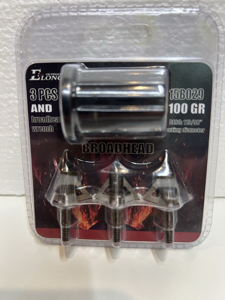 Elong Outdoor Broadhead Arrow Set 15B029 100 GR