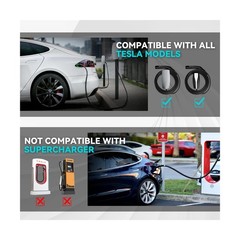Tesla Extension Cord 21ft, High Power Max AC 50A 12KW Charging Cord with NACS…