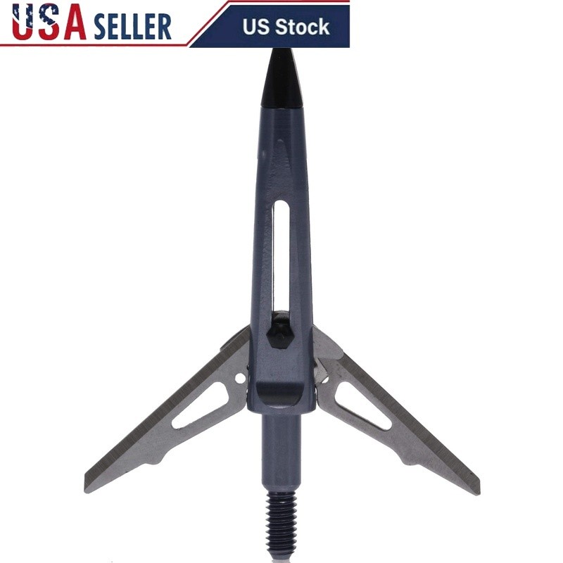 Killzone Mechanical Broadhead 100 Grain 2″ Cutting Diameter 2 Blade 3 Pack New