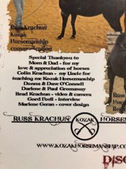 RUSS KRACHUN Kozak Horsemanship Discover 20 Steps in the Round Pen Vol 1 DVD SET