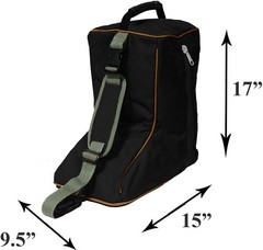Nylon Padded Western Boot Bag with Rubber Grip for Equestrian Travel