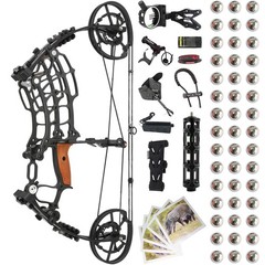 Dual-use Compound Bow Set – Compound Bows for Archery Arrows & Slingshot Stee…