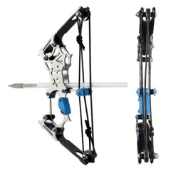5.5″ Mini Compound Bow Kit Toy Arrows Target Shooting Archery Gift Pocket Bow