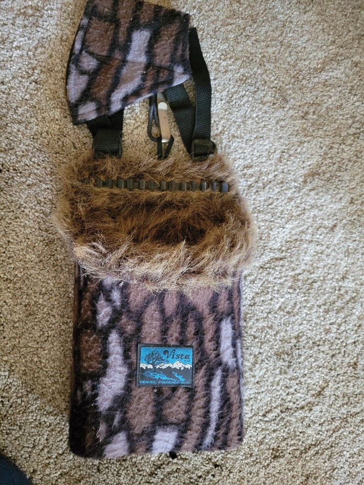 Vista Side Belt Quiver Camo 7 Arrow Fur Lined Adjustable USA Made