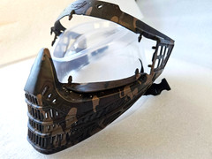 JT paintball mask – 2004 woodland camo flex 7 bottoms • complete uncut • proflex