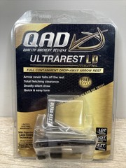 QAD Ultrarest LD Pro Series Full Containment Arrow Rest – Black – Left Hand Only