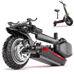 Electric Scooter for Adult 5600W Dual Motor 50MPH 60V 27AH Folding Fast Escooter
